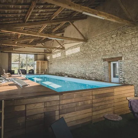 Maison de charme spa sauna piscine intérieure chauffée * Bellegarde-Marsal